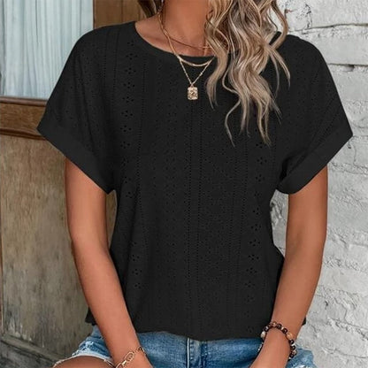 Atmungsaktives Damen Hemd – lässiger Schnitt, Polyester, für den Alltag 1