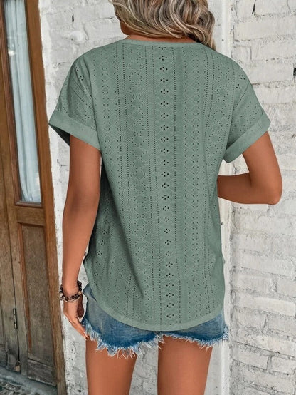 Atmungsaktives Damen T-Shirt – lässiger Schnitt, weiche Baumwolle, für den Alltag 2