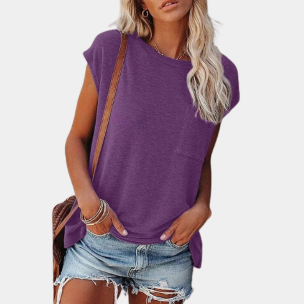 Atmungsaktives Damen T-Shirt – lässiger Schnitt, weiches Material, ideal für Frühling und Sommer 1