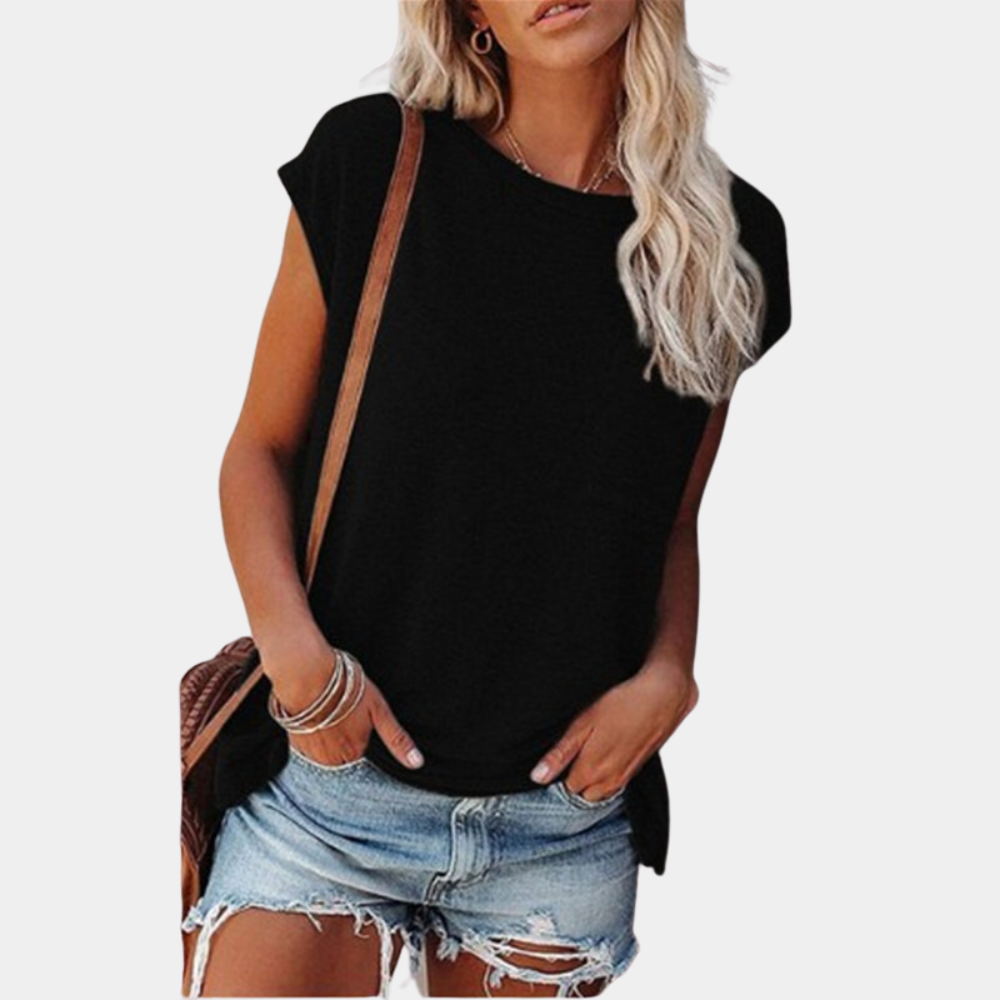 Atmungsaktives Damen T-Shirt – lässiger Schnitt, weiches Material, ideal für Frühling und Sommer 5