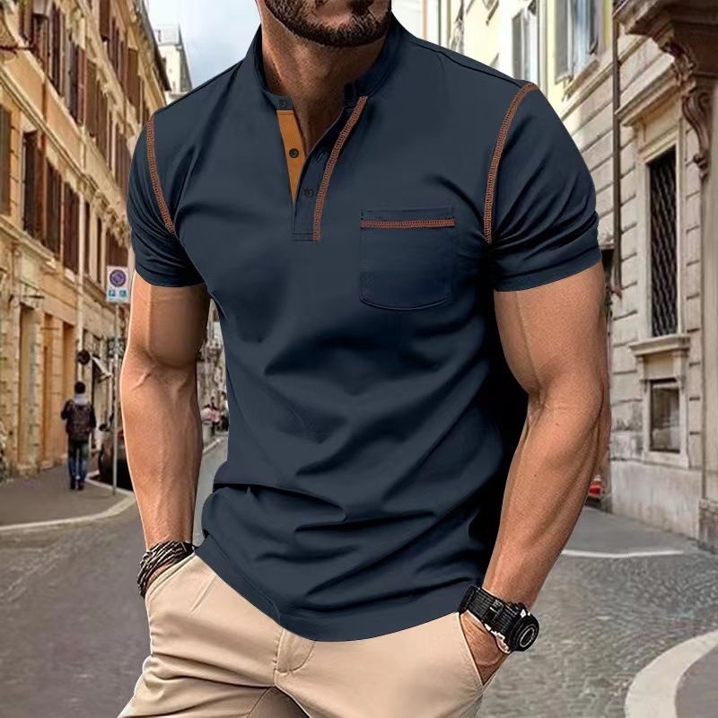 Atmungsaktives Herren Poloshirt – zeitloser Schnitt, Baumwolle, für Freizeitaktivitäten 5