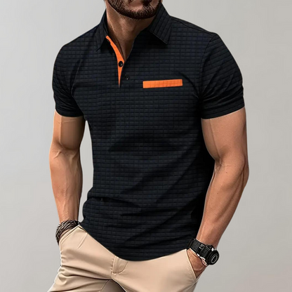 Atmungsaktives Herren Poloshirt – zeitloses Design, Polyester, für Freizeit und Büro 3