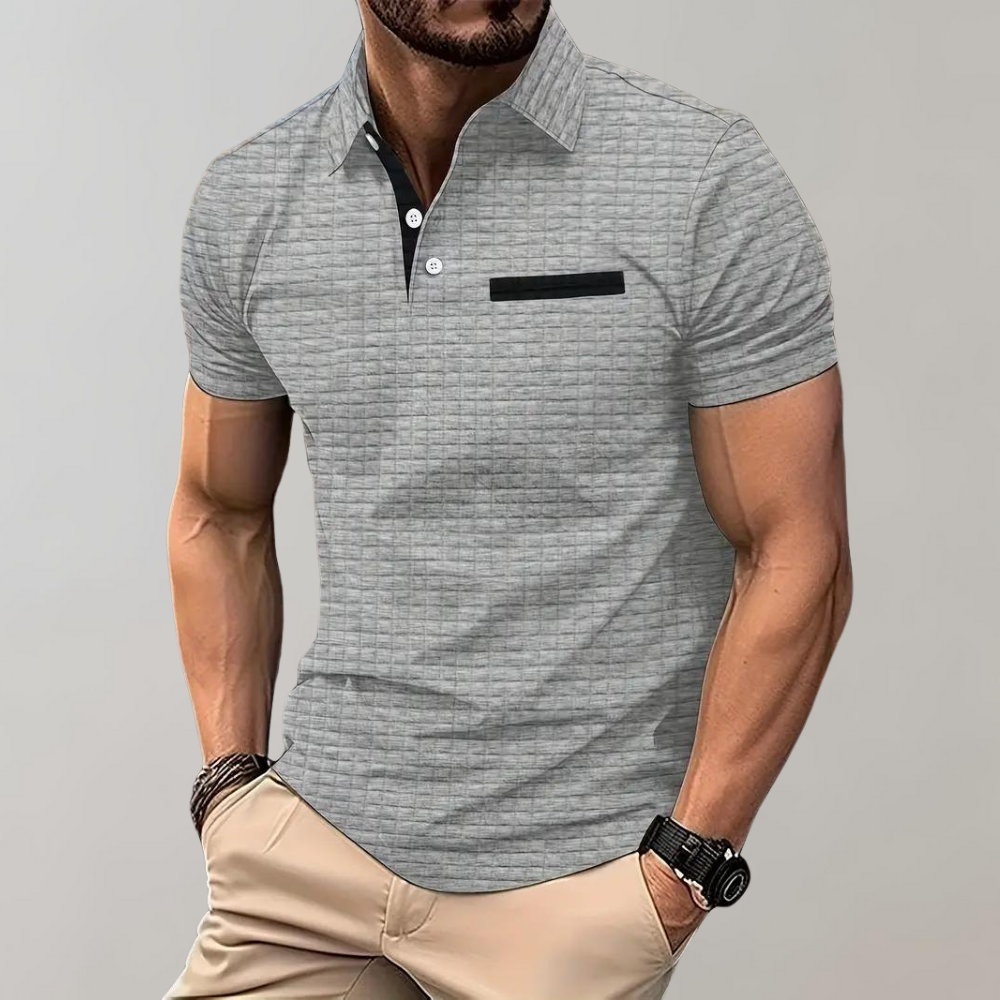 Atmungsaktives Herren Poloshirt – zeitloses Design, Polyester, für Freizeit und Büro 5