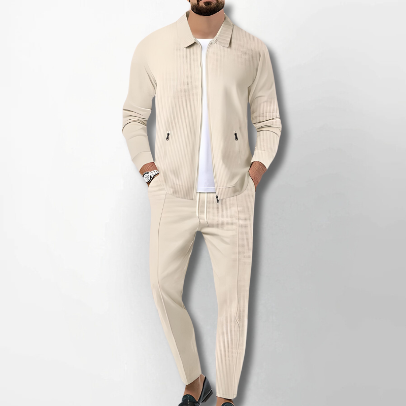 Atmungsaktives Herren Set – elegantes Design, für Büro und Freizeit 0