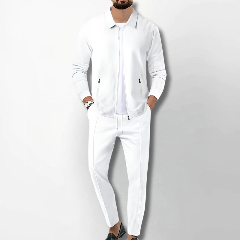 Atmungsaktives Herren Set – elegantes Design, für Büro und Freizeit 4