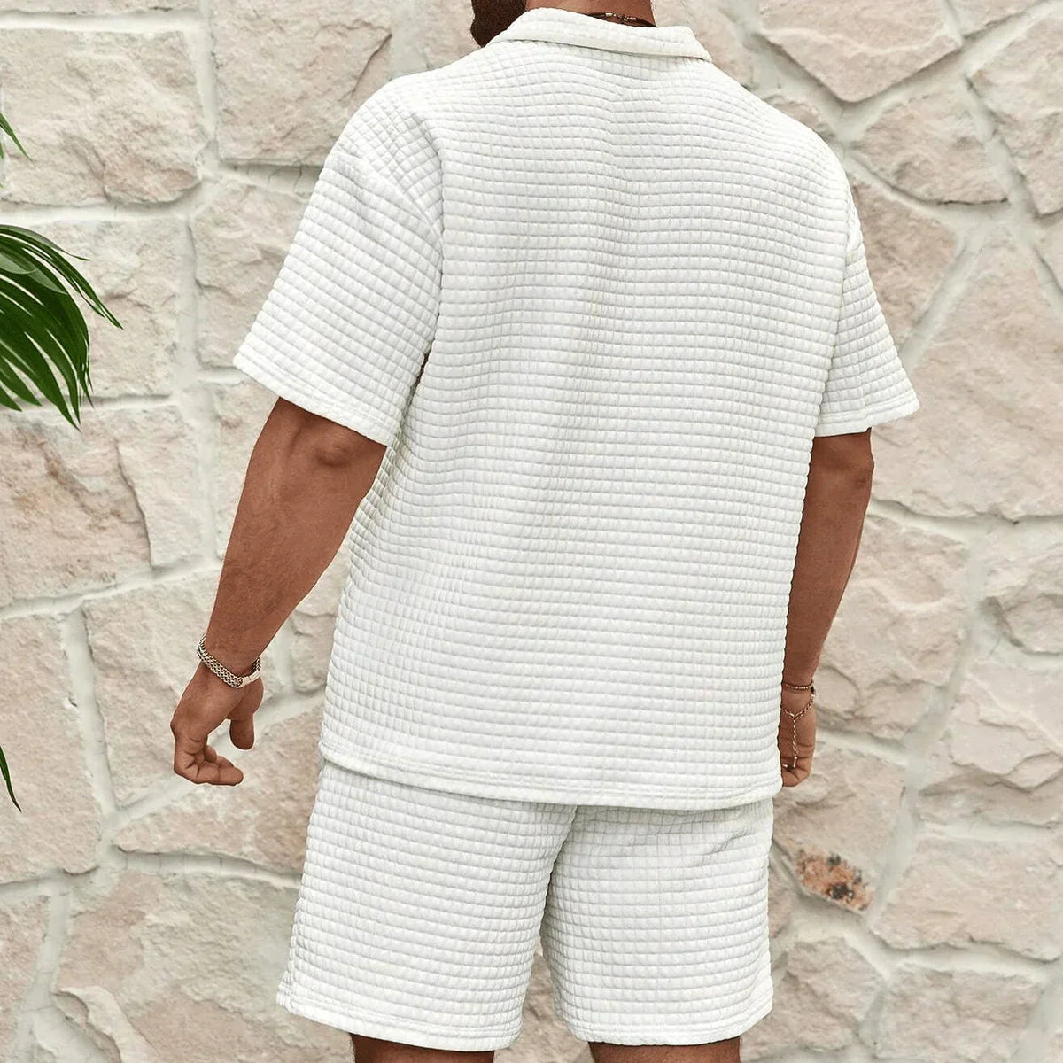 Atmungsaktives Herren T-Shirt Set – lässiger Schnitt, weiche Baumwolle, für Sommeraktivitäten 1