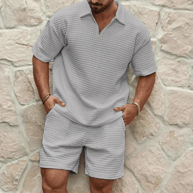 Atmungsaktives Herren T-Shirt Set – lässiger Schnitt, weiche Baumwolle, für Sommeraktivitäten 5