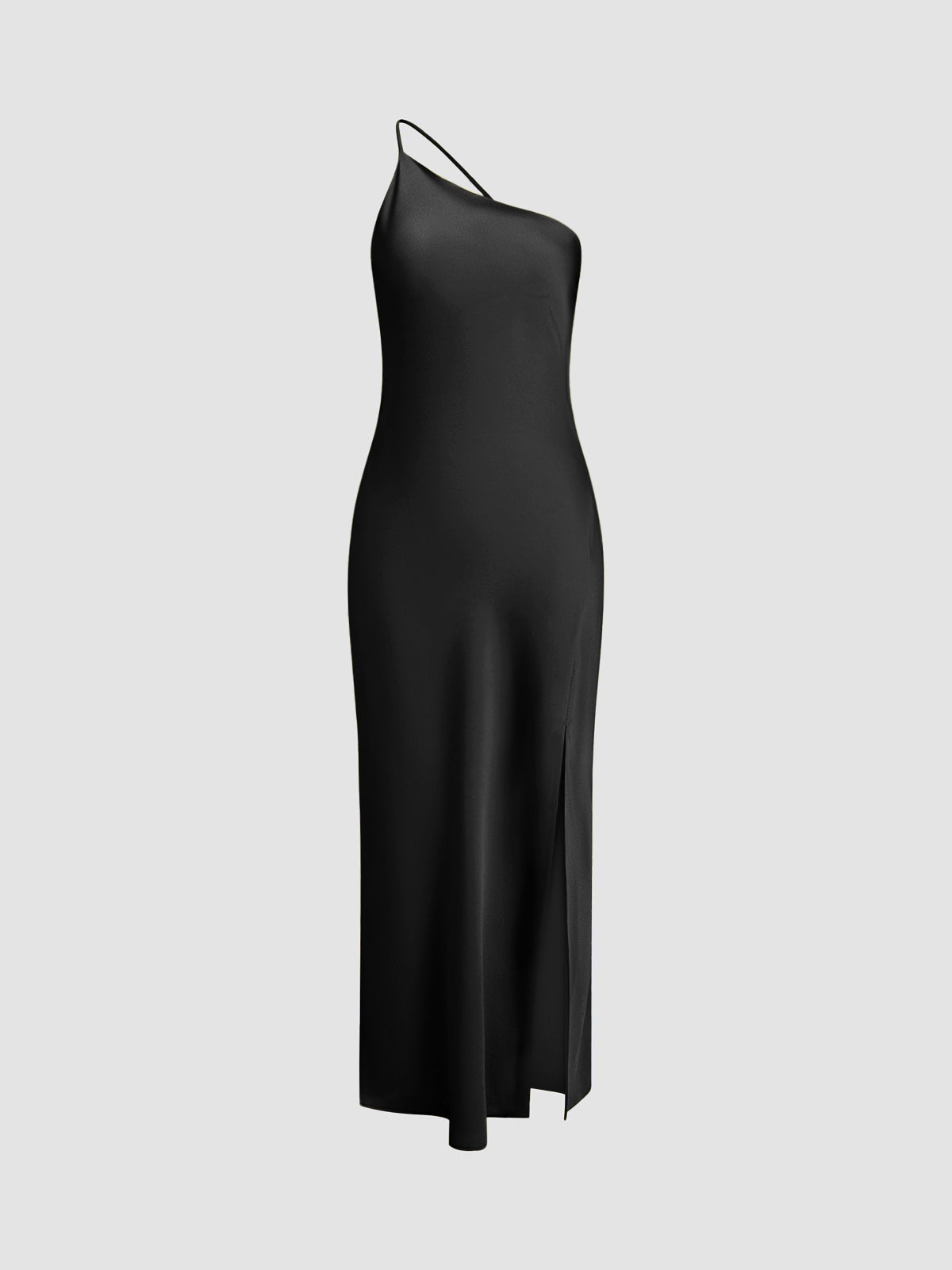 Variant image for Elegant Backless Satin Floral Maxi Dress for Women with Open Shoulders and Long Skirt, Perfect for Special Occasions-5