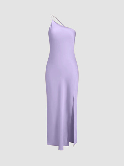 Variant image for Elegant Backless Black Maxi Dress for Women, Open Shoulders Satin Long Dress for Special Occasions-13