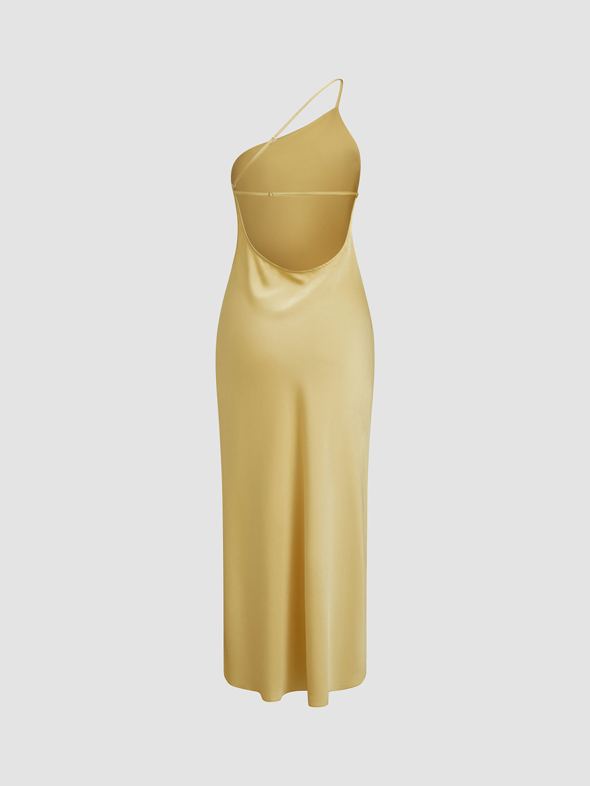 Elegant Backless Satin Floral Maxi Dress for Women with Open Shoulders and Long Skirt, Perfect for Special Occasions-4