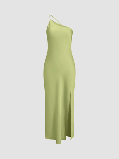 Variant image for Elegant Backless Black Maxi Dress for Women, Open Shoulders Satin Long Dress for Special Occasions-9