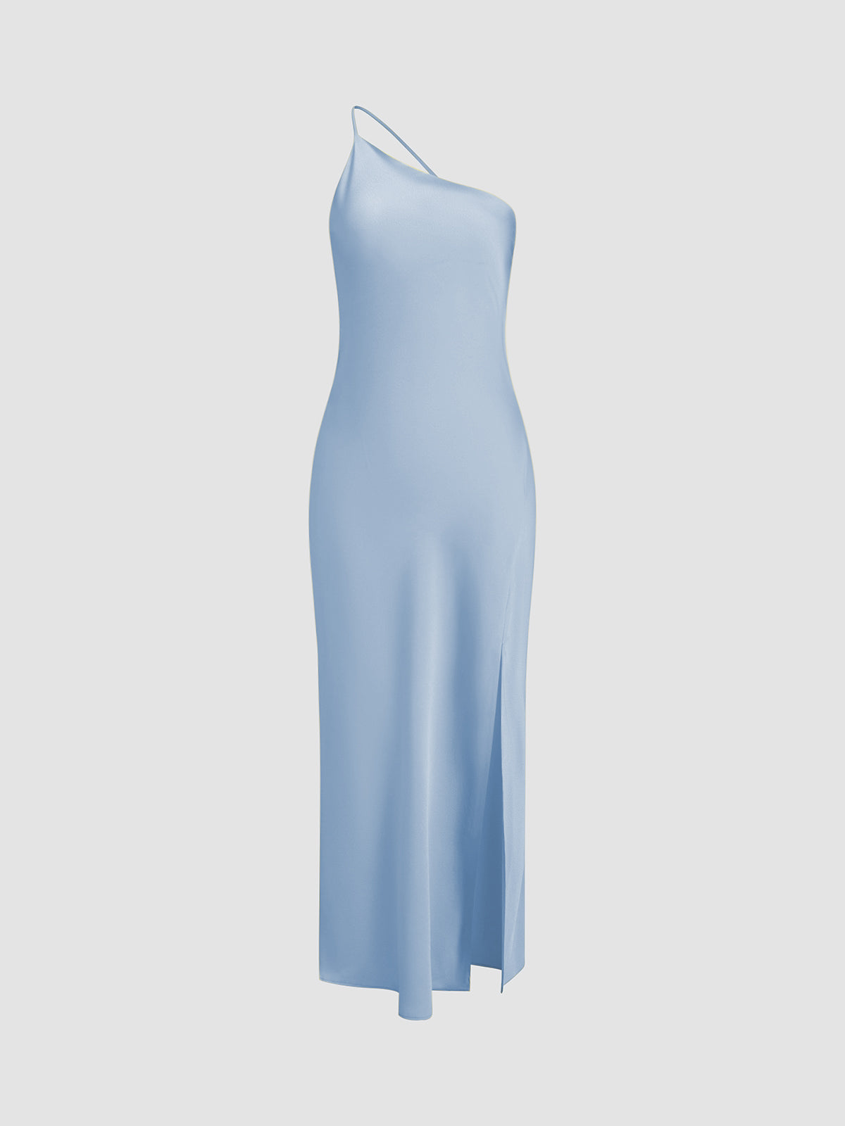 Variant image for Elegant Backless Black Maxi Dress for Women, Open Shoulders Satin Long Dress for Special Occasions-17