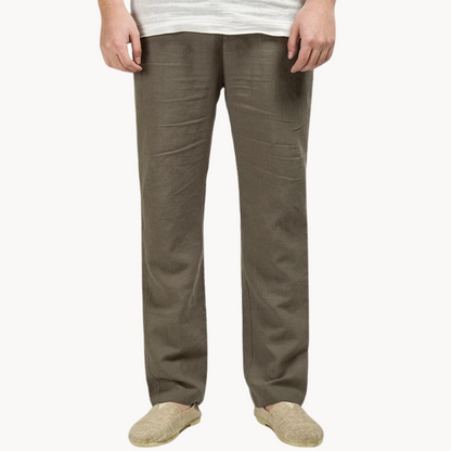 Variant image for Linen Relaxed Pants for Men and Women, Breathable Flax Cotton Blend, Lightweight Casual and Formal Wear-13