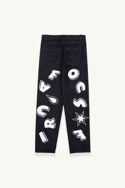 Custom Baggy Jeans for Women and Men - Personalized Loose Fit Denim with Vintage Distressing and Unique Designs-2