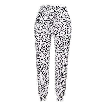 Bequeme Damen-Hose – lässiges Leopardenmuster, Polyester, für Freizeitaktivitäten 3