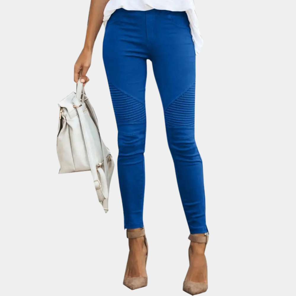 Bequeme Damen-Jeggings – hochtailliert, elastisch, für Alltag und Abendveranstaltungen 1
