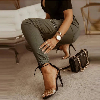 Bequeme Damen Cargo-Jeans – lässiger Schnitt, strapazierfähige Baumwollmischung, für den Alltag 2