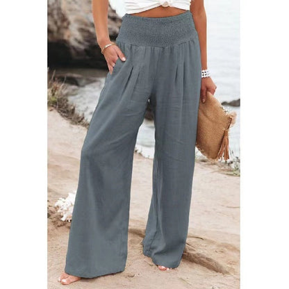 Bequeme Damen Stoffhose – High-Waist, dehnbar, für Büro und Freizeit 2