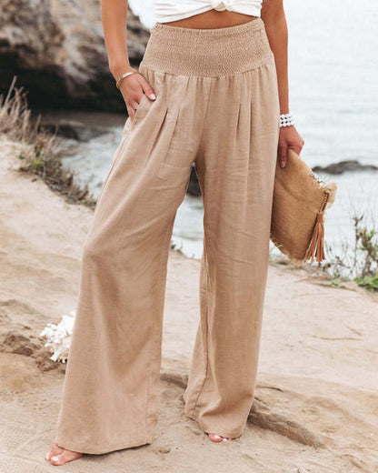Bequeme Damen Stoffhose – High-Waist, dehnbar, für Büro und Freizeit 7