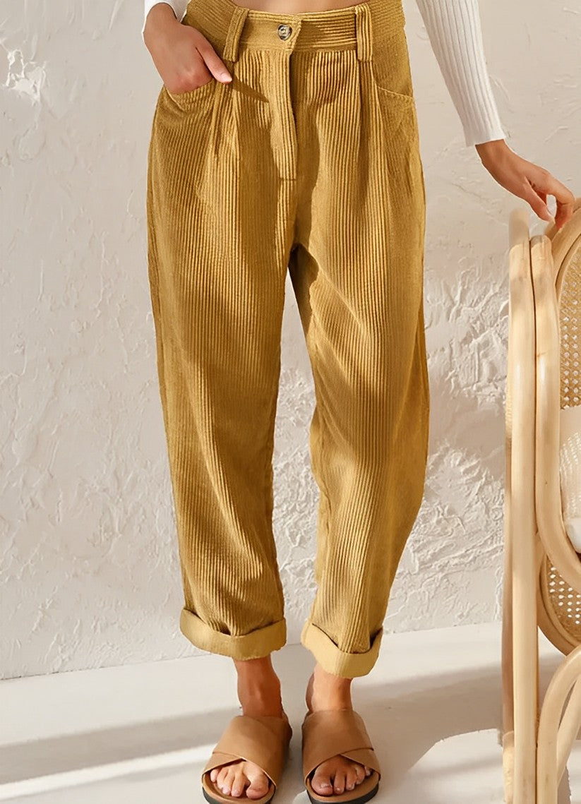 Bequeme Damen Stoffhose – gerade geschnitten, luftdurchlässig, für Alltag und Freizeit 11