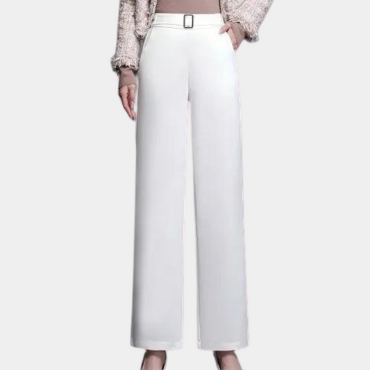 Bequeme Damenhose – weite Beine, hochwertiges Polyester, für den Sommer 0