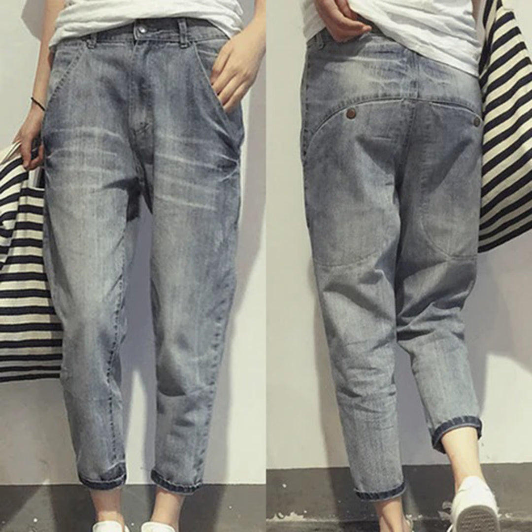 Bequeme Damenjeans – lässiger Schnitt, Polyester, für den Alltag 3