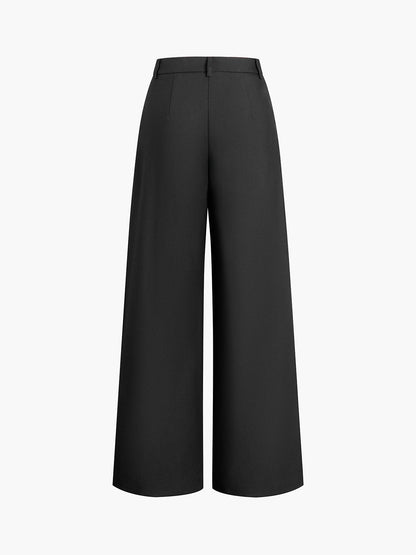 Bequeme Damenstoffhose – weit geschnitten, pflegeleicht, für Freizeit und Büro 5