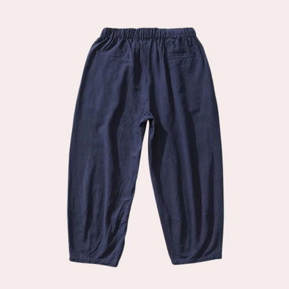 Bequeme Herren Sommerhose – lockere Passform, Baumwolle, für Freizeit und Büro 2