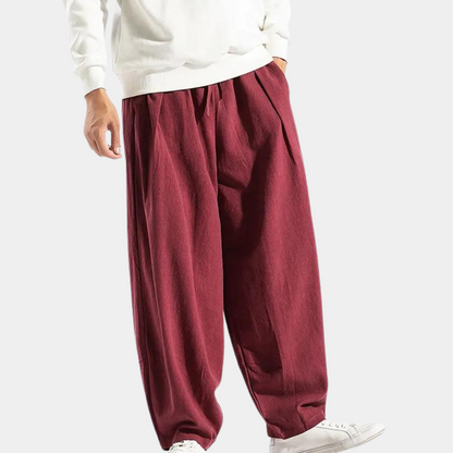 Bequeme Herren Sommerhose – lockere Passform, Baumwolle, für Freizeit und Büro 4