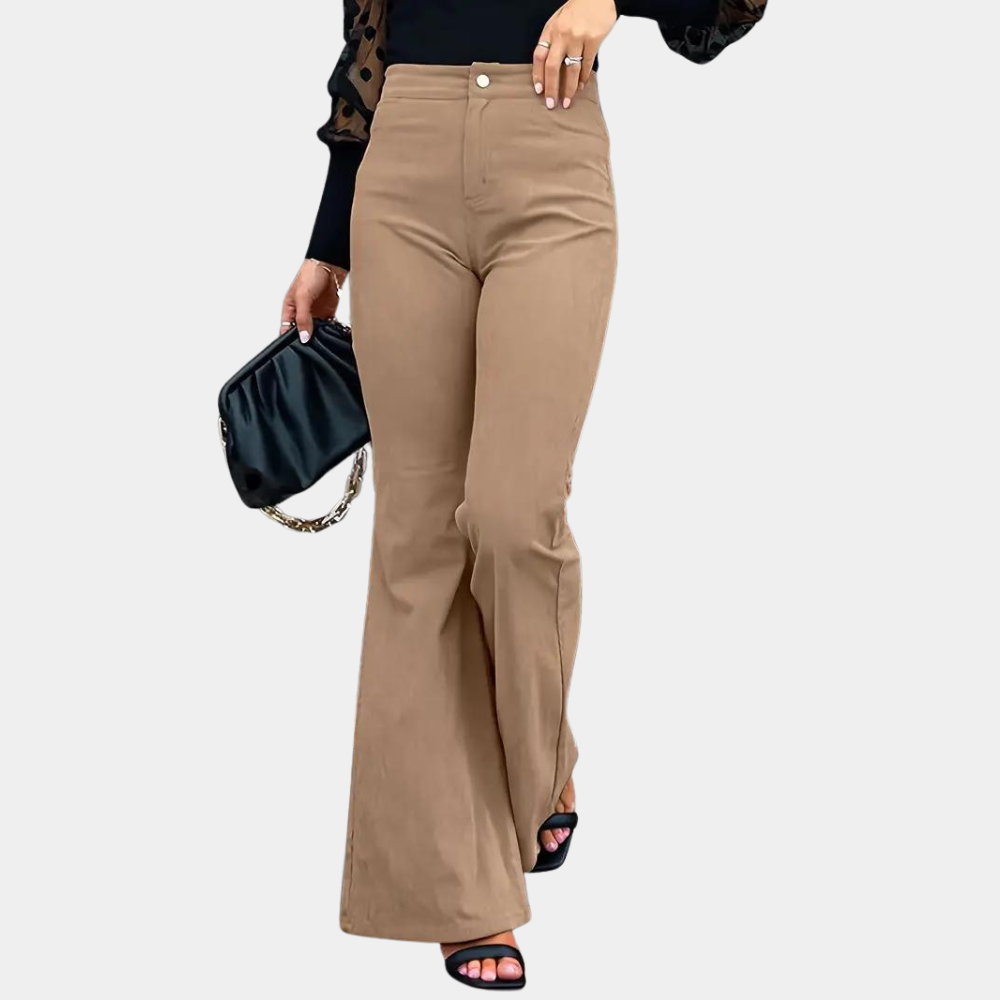 Bequeme & stilvolle Damenhose – weit geschnitten, Cord, für den Sommer 2