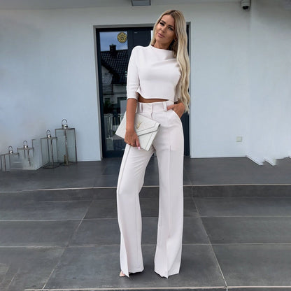 Bequemer Damen Zweiteiler – schlichte Eleganz, Polyester, für Herbsttage 9