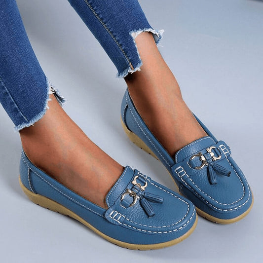 Variant image for Comfortable Women's Loafers in Breathable PU Leather, Orthopedic Support, Available in Multiple Colors-1