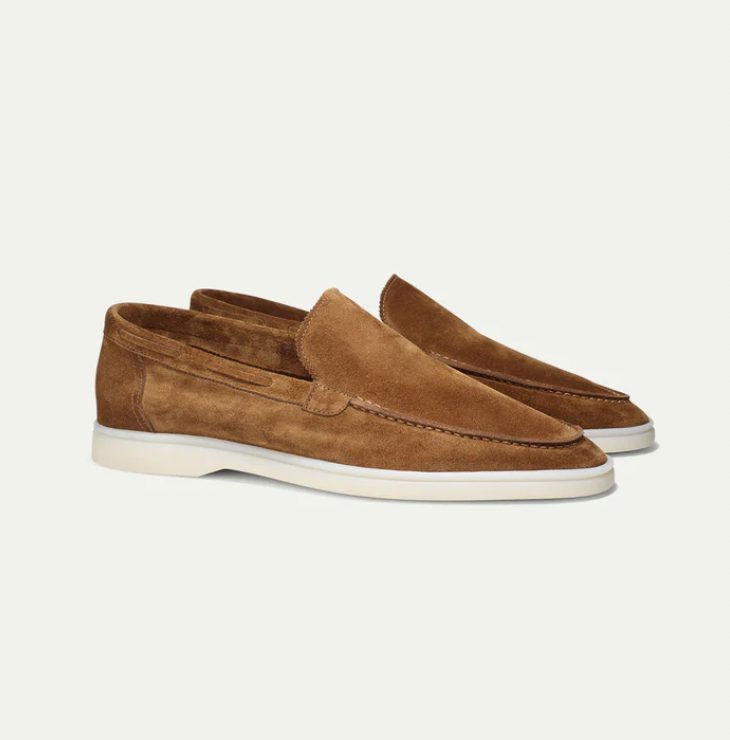 Variant image for Classic Suede Moccasins for Men and Women, Comfortable Slip-On Moccasin Shoes in Standard Sizes-40