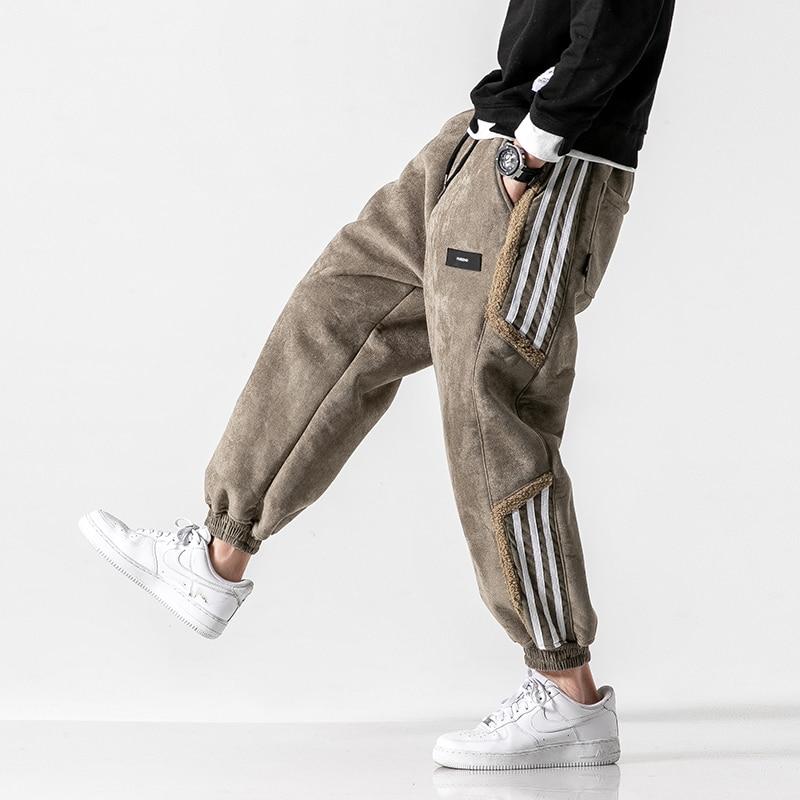 Breathable men's joggers – full-length design, cotton blend, for casual wear 1