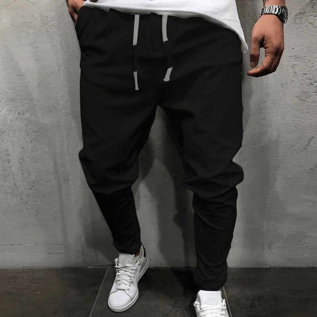 Breathable men's pants – casual fit, soft polyester, for everyday wear 5