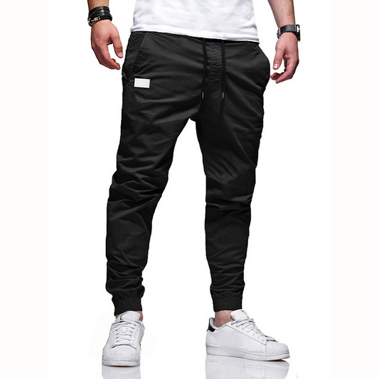 Breathable men's pants – classic fit, 100% cotton, for everyday wear 0