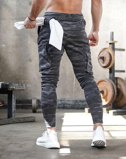 Breathable men's track pants – flexible slim fit, soft fabric, for active lifestyle 7