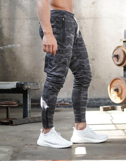Breathable men's track pants – flexible slim fit, soft fabric, for active lifestyle 8