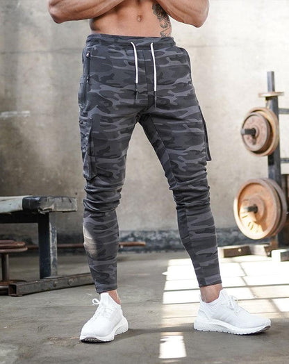 Breathable men's track pants – flexible slim fit, soft fabric, for active lifestyle 9