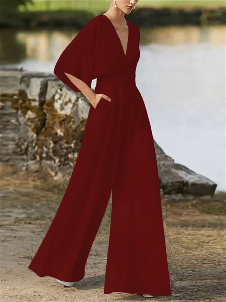 Breathable women’s jumpsuit – timeless design, premium fabric, for special occasions 3