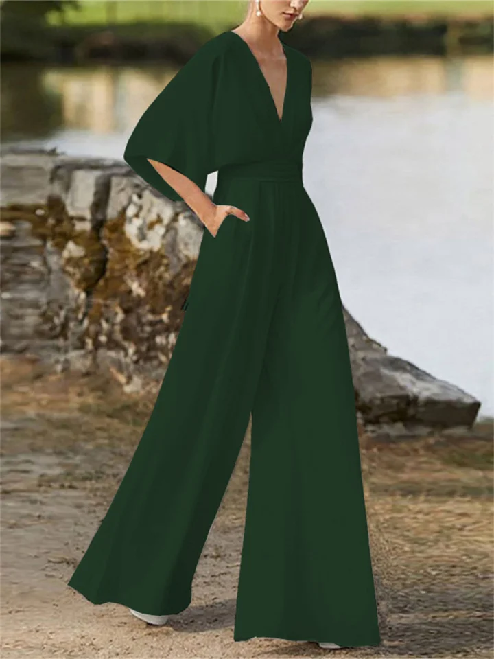 Breathable women’s jumpsuit – timeless design, premium fabric, for special occasions 4