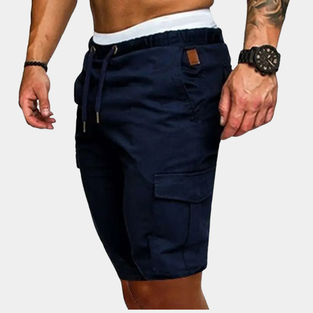 Variant image for Men's Cargo Shorts with Zip Pockets, Comfortable Stretch Fabric, Summer Versatile Fit, Available in Multiple Colors-5