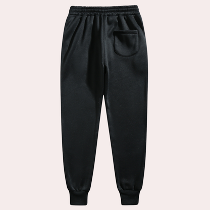 Men's Jogging Pants with Adjustable Waist, Comfortable Cotton Track Pants for Active Lifestyle in Navy, Gray, Green, Black-3