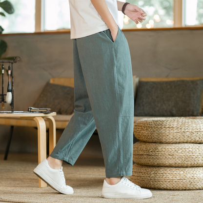 Variant image for Breathable Loose Fit Men's Joggers, Stylish Cotton Athletic Pants for Sports and Casual Wear-1