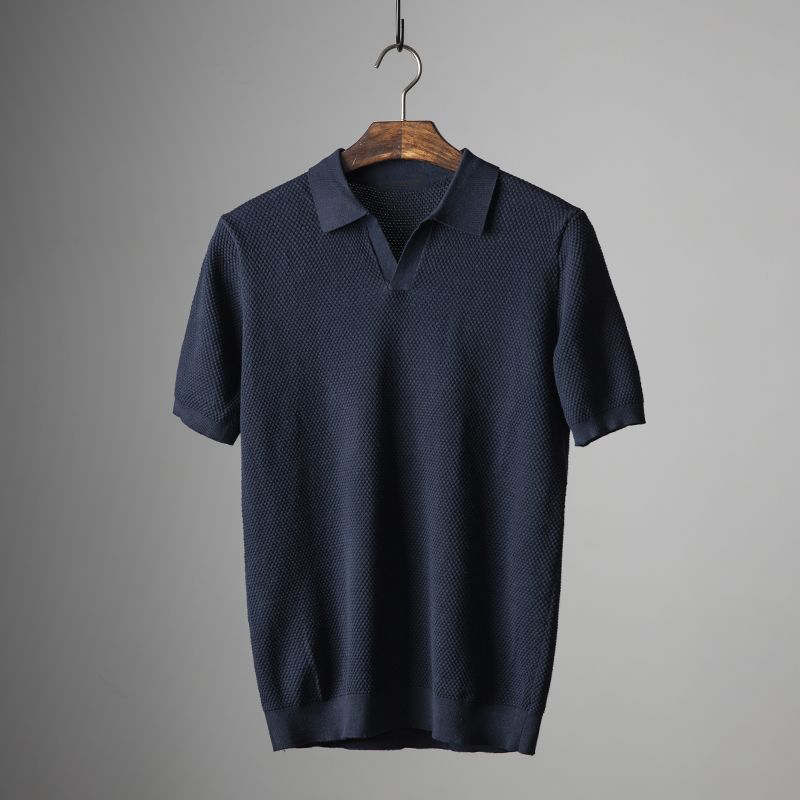 Variant image for Casual Men's Polo Shirt in Soft Cotton, Short Sleeve, Perfect Fit for Versatile Everyday Style-10