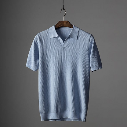 Casual Men's Polo Shirt in Soft Cotton, Short Sleeve, Perfect Fit for Versatile Everyday Style-4