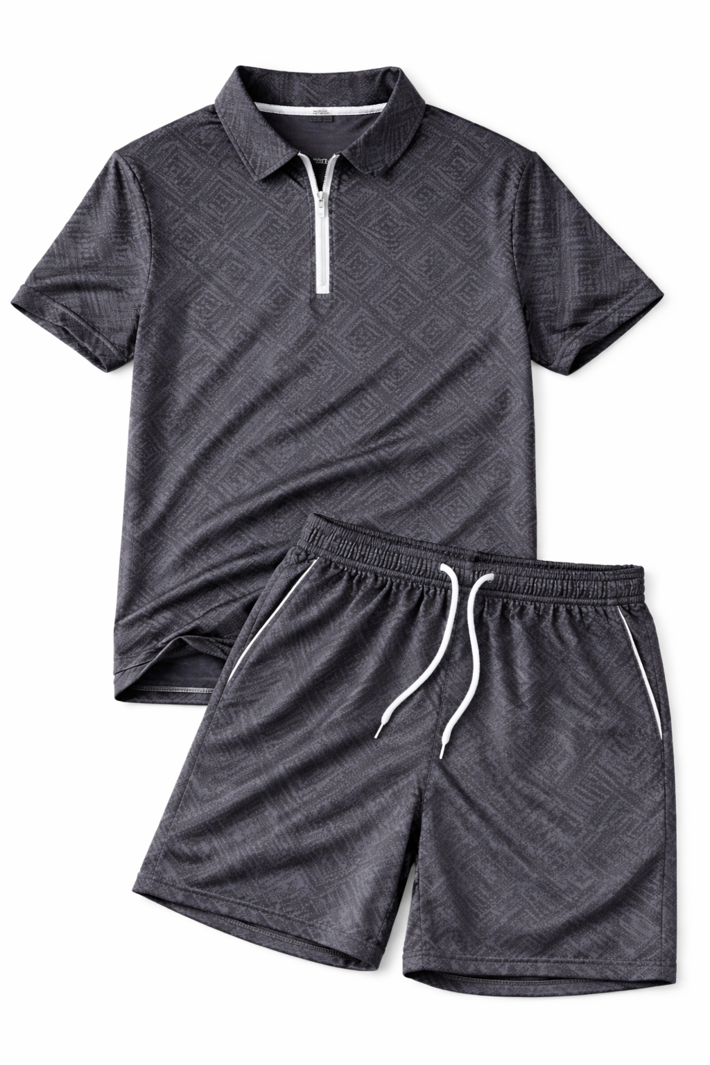 polo shirt and shorts, for casual outings – Breathable men’s summer set