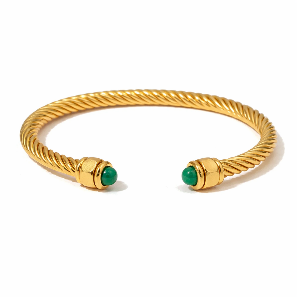 Gold Plated Stainless Steel Stackable Bracelet Kit Cuff Jewelry For Elegant Layering Spring 2026 Gift