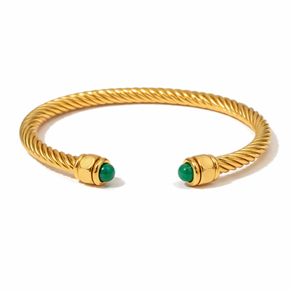 Gold Plated Stainless Steel Stackable Bracelet Kit Cuff Jewelry For Elegant Layering Spring 2026 Gift