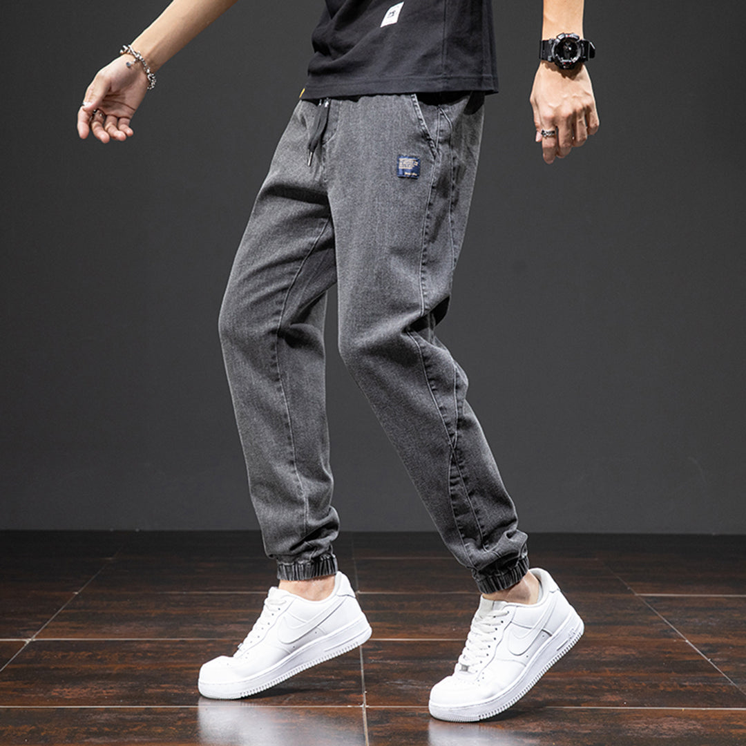 Comfortable women's summer jogger pants – stylish plaid design, soft polyester, for casual outings 3